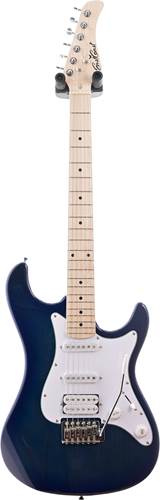 EastCoast GS100H Deluxe Trans Blue Burst Maple Fingerboard