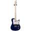 EastCoast GT100H Deluxe Trans Blue Maple Fingerboard Front View