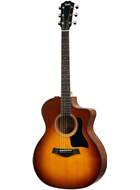 Taylor 114ce-SB Walnut Spruce Satin Sunburst Top
