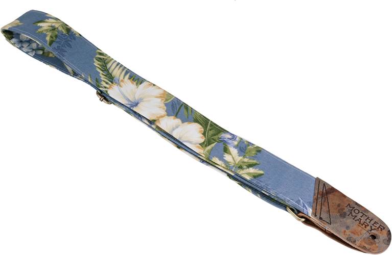 Mother Mary Hawaiian Floral (Blue, Yellow, Green)
