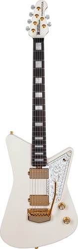 Music Man Mariposa Guitar Imperial White Gold Hardware