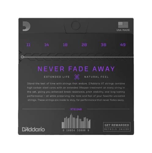 D'Addario XT Medium Electric Nickel Plated Steel 11-49 D'Addario XT Medium Electric Nickel Plated Steel 11-49