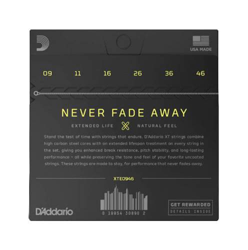 D'Addario XT Super Light Top/Regular Bottom Electric Nickel Plated Steel 09-46 D'Addario XT Super Light Top/Regular Bottom Electric Nickel Plated Steel 09-46