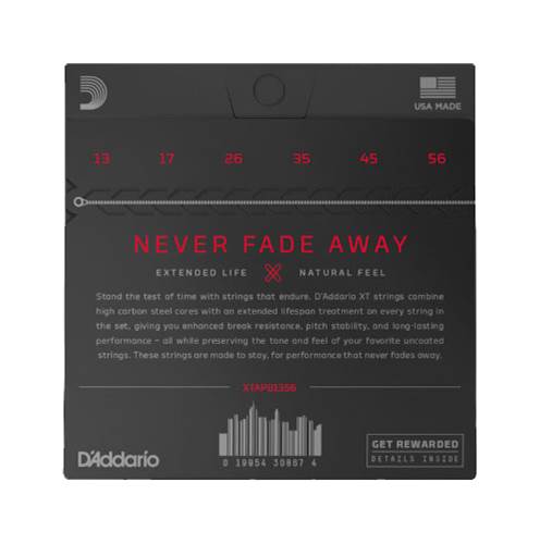 D'Addario XT Medium Acoustic Phosphor Bronze 13-56 D'Addario XT Medium Acoustic Phosphor Bronze 13-56
