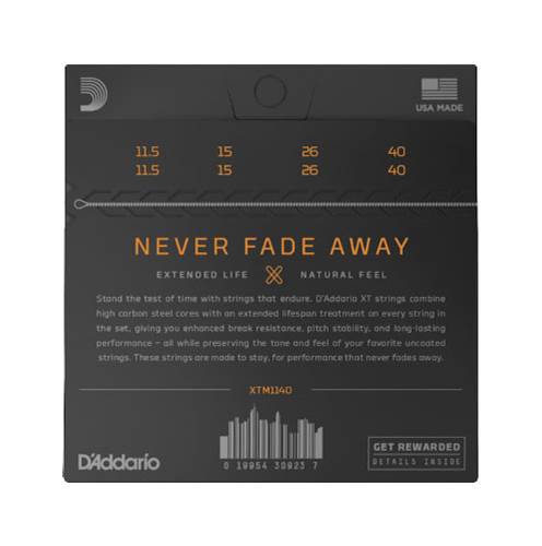 D'Addario XT Medium Mandolin Phosphor Bronze 11-40 D'Addario XT Medium Mandolin Phosphor Bronze 11-40