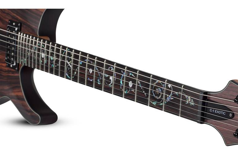 Schecter C-1 Exotic Trem Ebony Schecter C-1 Exotic Trem Ebony