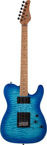 Schecter PT PRO Maple Fretboard Trans Blue Burst