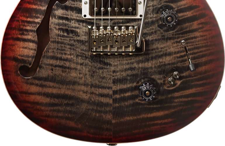 PRS Limited Edition McCarty 594 Semi Hollow Charcoal Cherryburst #280581 PRS Limited Edition McCarty 594 Semi Hollow Charcoal Cherryburst #280581