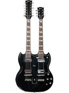 Gibson Custom Shop Slash Signed 1966 EDS 1275 Doubleneck Replica Aged Ebony #88