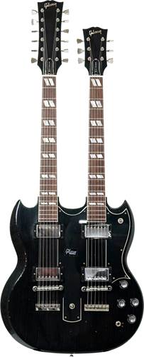 Gibson Custom Shop Slash Signed 1966 EDS 1275 Doubleneck Replica Aged Ebony #88