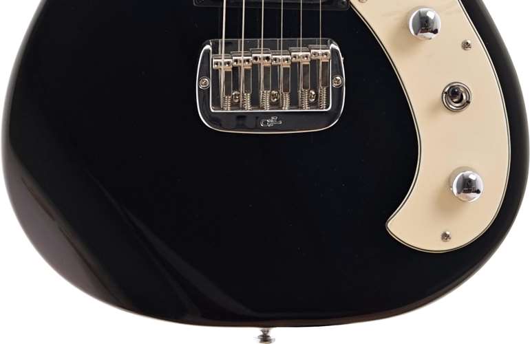 G&L Tribute Fallout Gloss Black Parchment Pickguard BC | guitarguitar