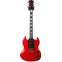 Gibson Custom Shop SG Custom 3 Pickup Red Mist Satin Chrome #080821 Front View