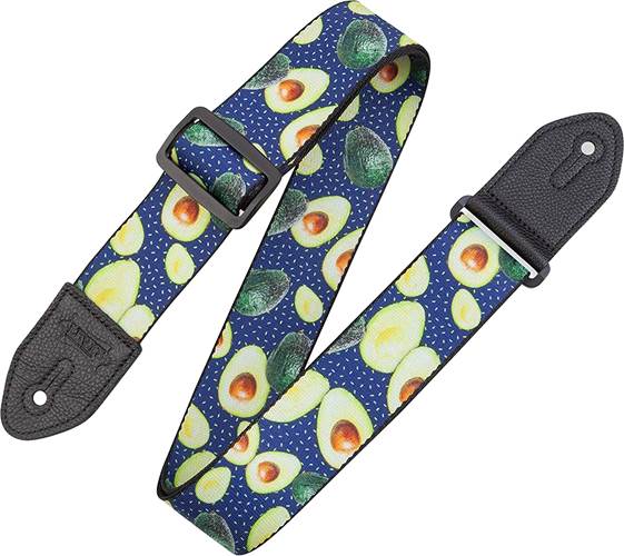 Levy's Prints Polyester w/ Leather Ends Fruit Salad Avocado