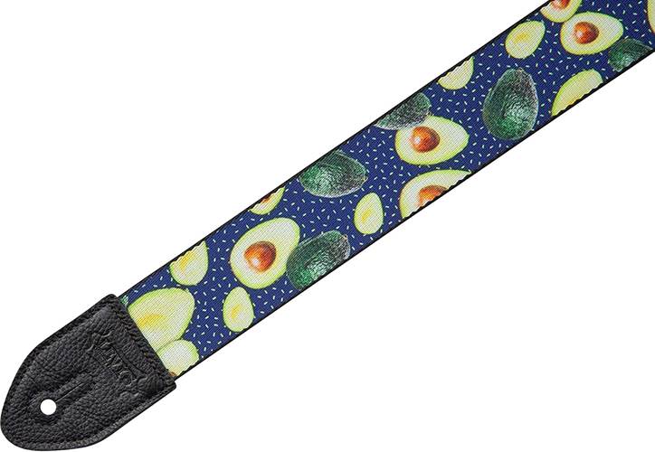 Levy's Prints Polyester w/ Leather Ends Fruit Salad Avocado Levy's Prints Polyester w/ Leather Ends Fruit Salad Avocado