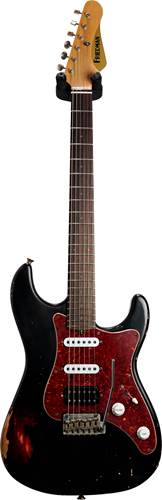 Friedman Vintage S Doubleburst Black over 3 Tone Sunburst Friedman Vintage S Doubleburst Black over 3 Tone Sunburst