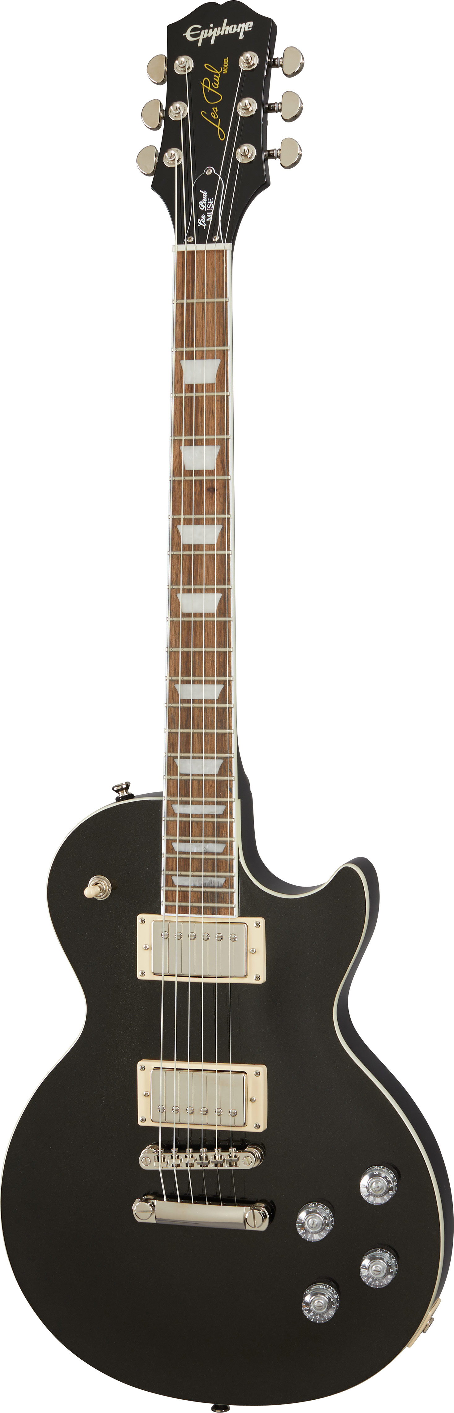 epiphone les paul muse jet black