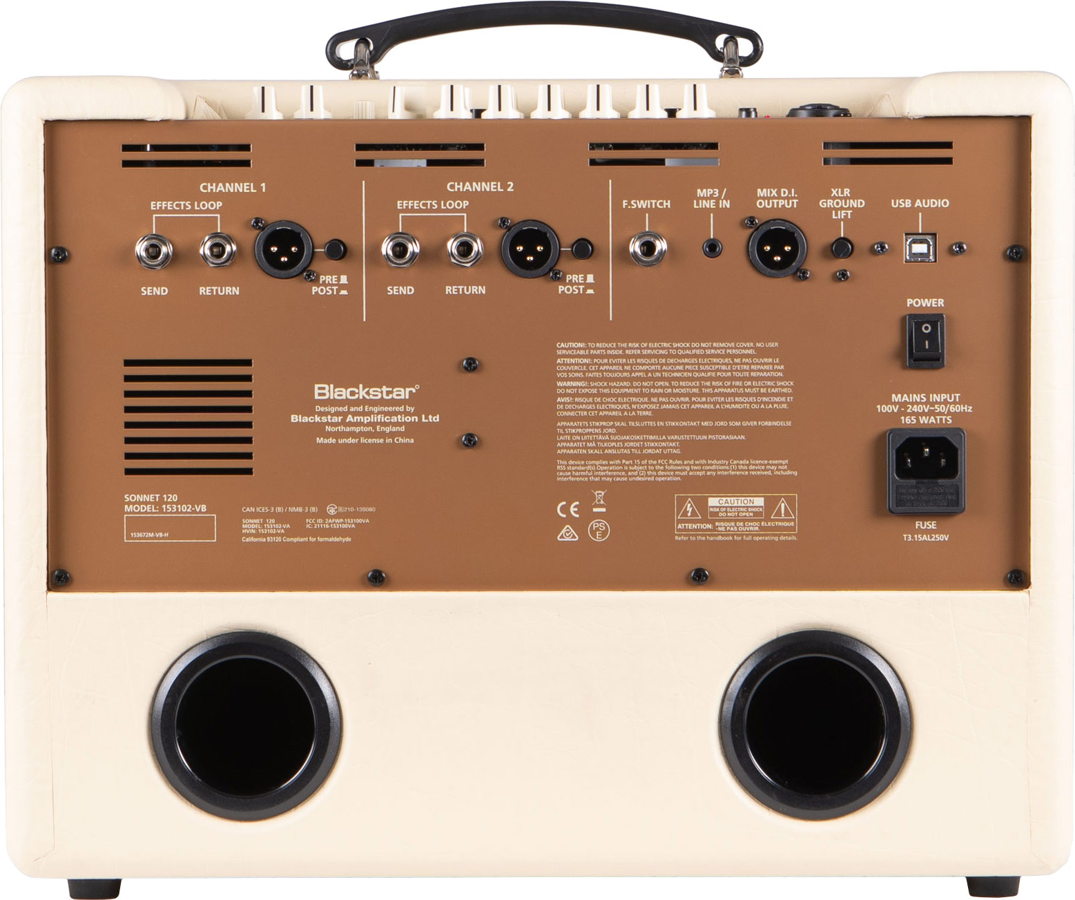 Blackstar Sonnet 120 Blonde Combo Acoustic Amp