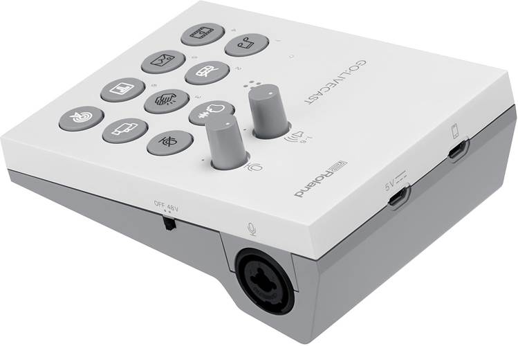 Roland GO:LIVECAST Live Streaming Studio for Smartphones Roland GO:LIVECAST Live Streaming Studio for Smartphones