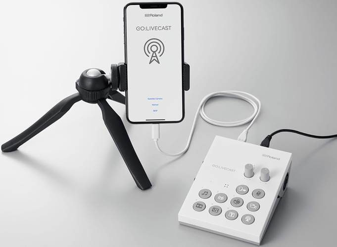 Roland GO:LIVECAST Live Streaming Studio for Smartphones Roland GO:LIVECAST Live Streaming Studio for Smartphones