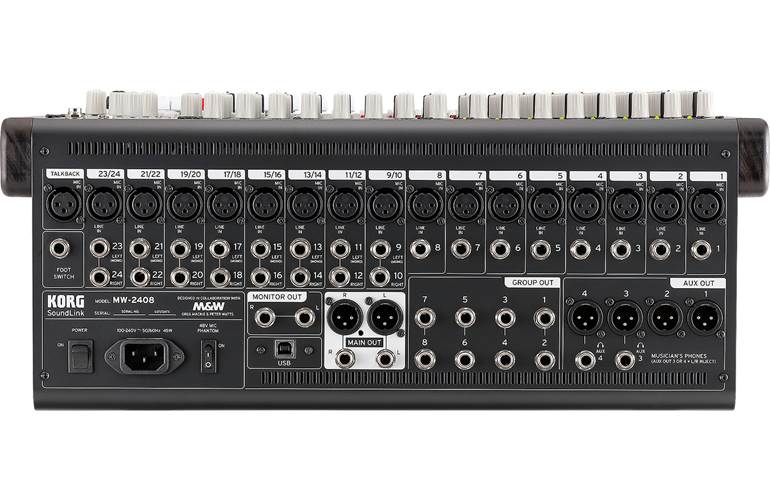 Korg MW2408 Hybrid Analogue/Digital Mixer Korg MW2408 Hybrid Analogue/Digital Mixer