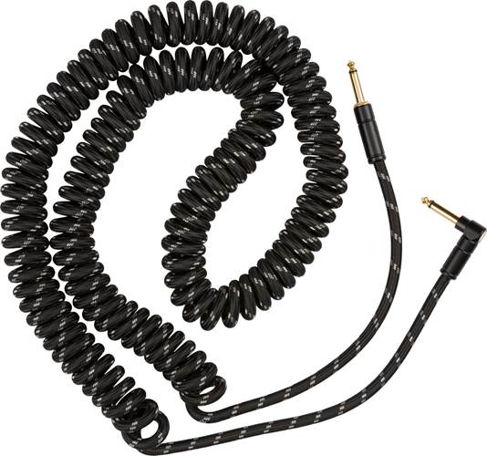 Fender Deluxe Coil Cable 30 Inch Black Tweed