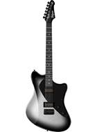 Balaguer Standard Series Espada Gloss Metallic Silverburst Satin Black Pickguard EB
