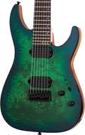 Schecter C-7 Pro Aqua Burst