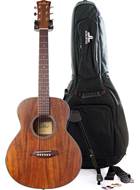 EastCoast GSM Koa Mini Acoustic Guitar Pack