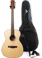 EastCoast G1 Satin Natural Acoustic Guitar Pack