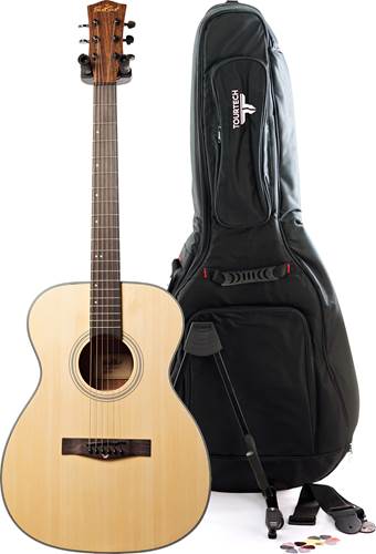 EastCoast G1 Satin Natural Acoustic Guitar Pack