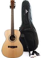 EastCoast G1S Satin Natural Acoustic Guitar Pack