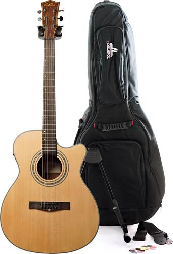 EastCoast G1SCE Satin Natural Acoustic Guitar Pack