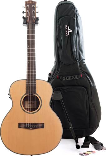 EastCoast M2SE Gloss Natural Acoustic Guitar Pack