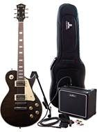 EastCoast GL130 Trans Black Electric Guitar Pack