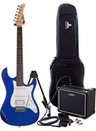 EastCoast GS100H Ocean Metallic Blue Electric Guitar Pack