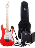 EastCoast GS100H Race Red Electric Guitar Pack