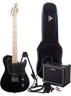 EastCoast GT100 Black Electric Guitar Pack