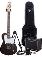 EastCoast GT100 Grey Quilt Electric Guitar Pack