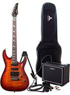 EastCoast GVQ230 Sunburst Electric Guitar Pack