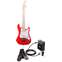 EastCoast GK20 Red Mini Electric Guitar Pack Front View