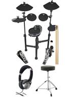 TOURTECH TT-12SM Portable Electronic Drum Kit Pack