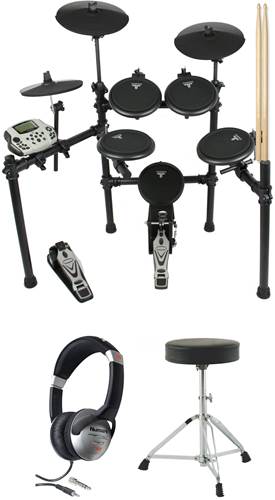 TOURTECH TT-16S 5 Piece Electronic Drum Kit Pack TOURTECH TT-16S 5 Piece Electronic Drum Kit Pack