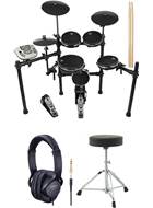 TOURTECH TT-22M 5 Piece All Mesh Electronic Drum Kit Pack