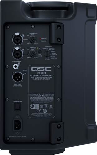 QSC CP8 Pair Compact Powered Speaker (Pair) QSC CP8 Pair Compact Powered Speaker (Pair)