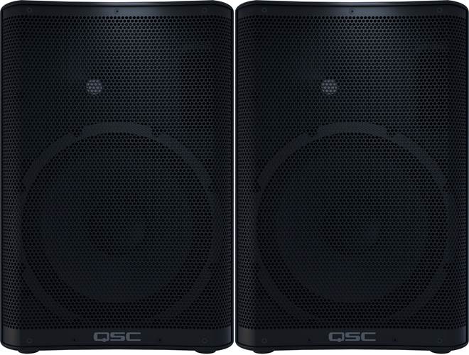 QSC CP12 Compact Powered Speaker (Pair)