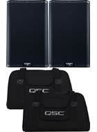 QSC K10.2 Pair with Tote Bags