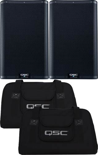 QSC K10.2 Pair with Tote Bags