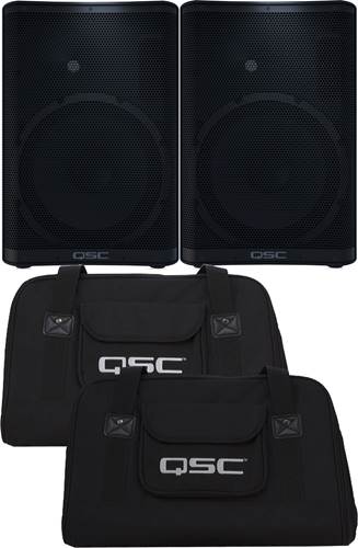 QSC CP12 Pair with Tote Bags