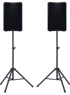 QSC CP8 Pair with Stands