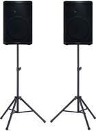 QSC CP12 Pair with Stands